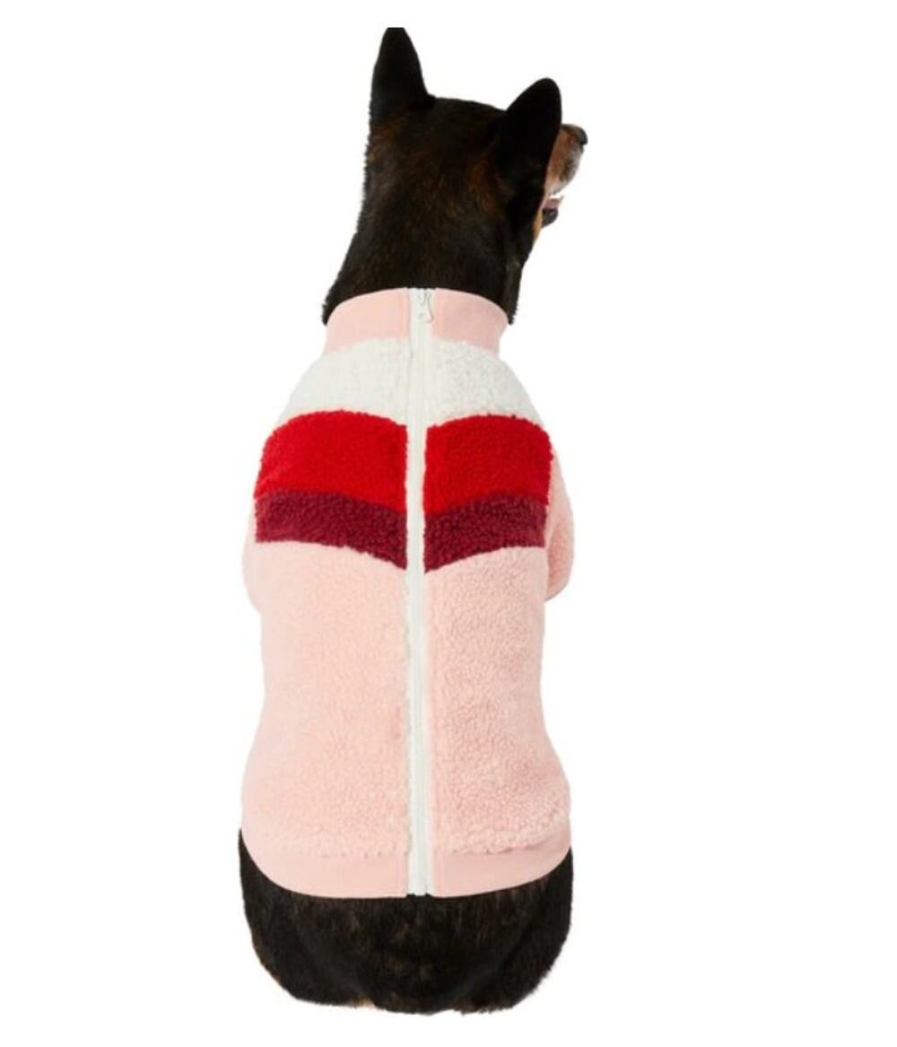 Frisco Lightweight Colorblock Pop Dog & Cat Zippered Sherpa Fleece Vest XXL